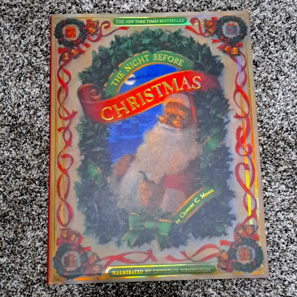 The Night Before Christmas By Clement C.  Moore Harcover Book